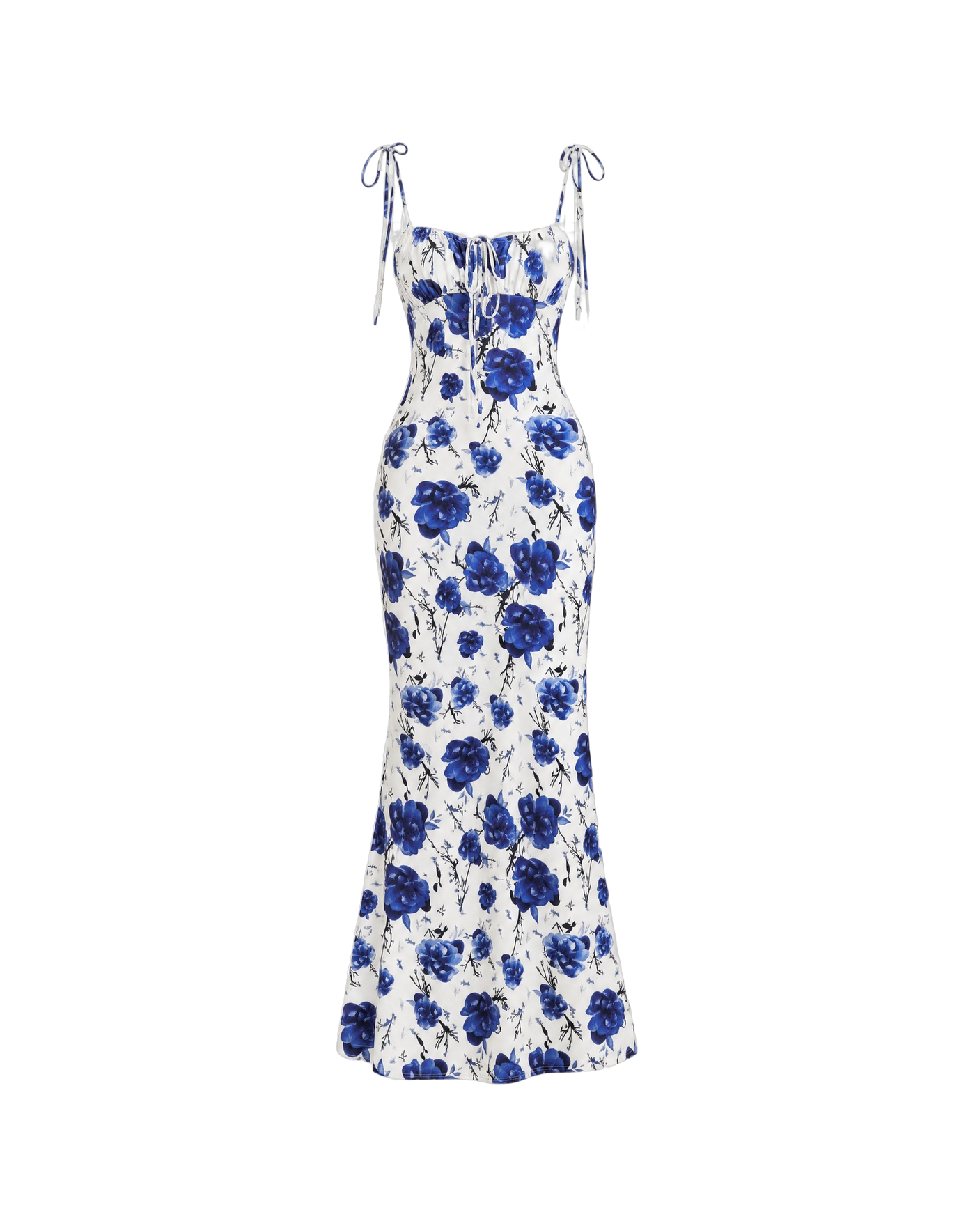 Amara Tie-Strap Maxi Dress