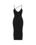 Marlowe Crisscross Cami Midi Dress - Black