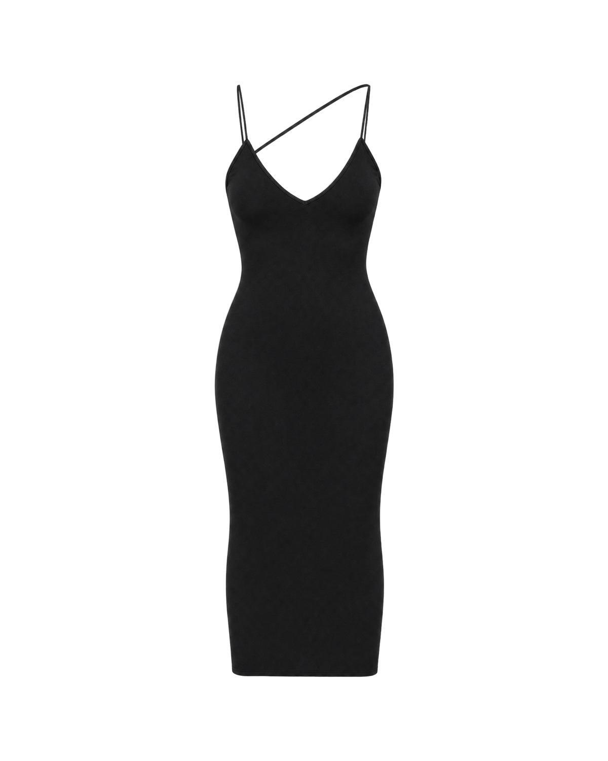 Marlowe Crisscross Cami Midi Dress - Black