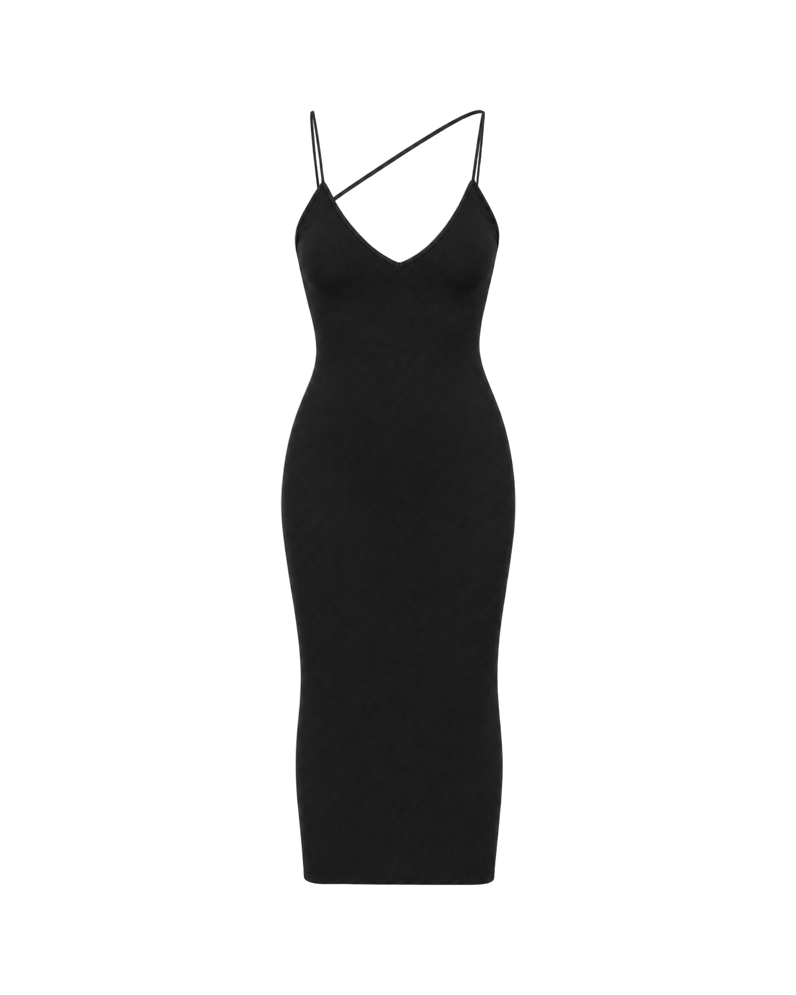 Marlowe Crisscross Cami Midi Dress - Black